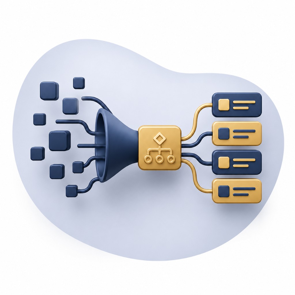 Automated data routing system — data routing and processing preview